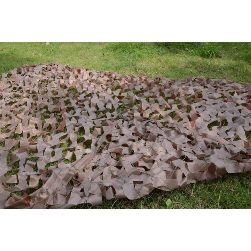  WY-CAMO 2m X 3m / 6.5 X 10ft Woodland Camouflage Net Desert for Hunting Camping Decoration Military Sun Visor Army Shading Outdoor Air Protection