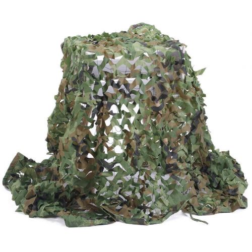  WY-CAMO 2m X 3m / 6.5 X 10ft Woodland Camouflage Net Desert for Hunting Camping Decoration Military Sun Visor Army Shading Outdoor Air Protection