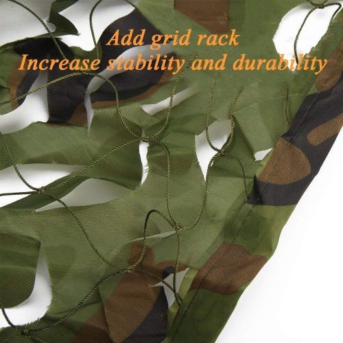  WY-CAMO 2m X 3m / 6.5 X 10ft Woodland Camouflage Net Desert for Hunting Camping Decoration Military Sun Visor Army Shading Outdoor Air Protection