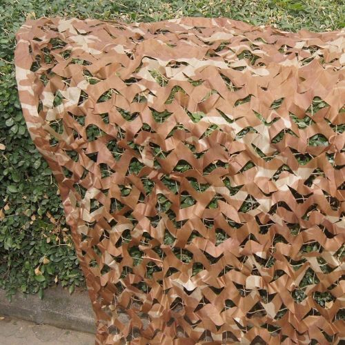  WY-CAMO 2m X 3m / 6.5 X 10ft Woodland Camouflage Net Desert for Hunting Camping Decoration Military Sun Visor Army Shading Outdoor Air Protection