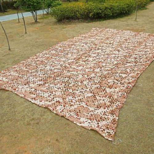  WY-CAMO 2m X 3m / 6.5 X 10ft Woodland Camouflage Net Desert for Hunting Camping Decoration Military Sun Visor Army Shading Outdoor Air Protection