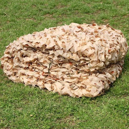  WY-CAMO 2m X 3m / 6.5 X 10ft Woodland Camouflage Net Desert for Hunting Camping Decoration Military Sun Visor Army Shading Outdoor Air Protection