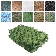 WY-CAMO 2m X 3m / 6.5 X 10ft Woodland Camouflage Net Desert for Hunting Camping Decoration Military Sun Visor Army Shade Outdoor Air Protection