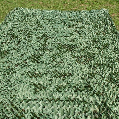  WY-CAMO 2m X 3m / 6.5 X 10ft Woodland Camouflage Net Desert for Hunting Camping Decoration Military Sun Visor Army Shade Outdoor Air Protection