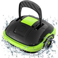 WYBOT Osprey 200 Cordless Robotic Pool Cleaner, Automatic Pool Vacuum, Powerful Suction, Dual-Motor, Ideal for above/In Ground Flat Pool-Green&Black