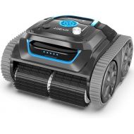 WYBOT S1 High-End Wall Climbing Robotic Pool Cleaner with Intelligent Path Cleaning, APP Setting, Ultra Suction Power, Last 180 Mins, Cordless Automatic Pool Vacuum Robot Ideal for Inground Pools