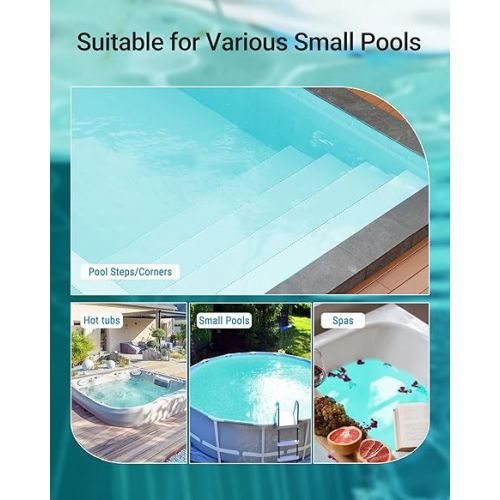  WYBOT (2024 Upgraded) Handheld Pool Vacuum with Telescopic Pole, Strong Suction for Deep Cleaning, 60 Mins RunningTime, Rechargeable Cordless Pool Cleaner for Spas/Hot Tubs/Small Pools Cleaning -Green