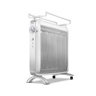 WYKDL Portable Electric Oil Filled Radiator Heater/4 Heat Settings/Safety Overheat Protection, Space Heater with Drying Rack 2200W（Color：Gray）