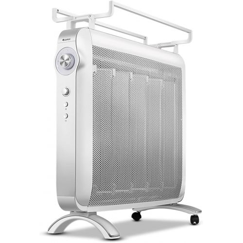  WYKDL Portable Electric Oil Filled Radiator Heater/4 Heat Settings/Safety Overheat Protection, Space Heater with Drying Rack 2200W（Color：Gray）