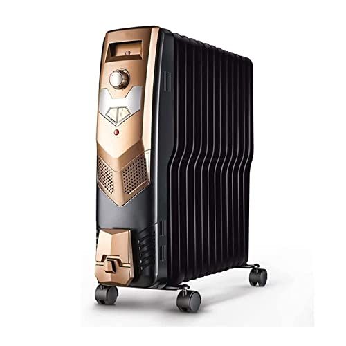  WYKDL Oil Filled Radiator Heater, Portable Space Heater with Adjustable Thermostat, Overheat & Tip-Over Protection