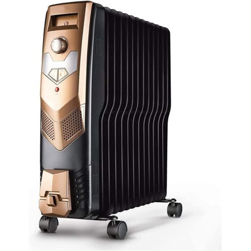  WYKDL Oil Filled Radiator Heater, Portable Space Heater with Adjustable Thermostat, Overheat & Tip-Over Protection