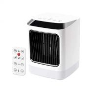 WYKDL Portable Electric Mini Air Heater, Over-Heat & Tip-Over Protection, PTC Ceramic Electric Air Heater 800W（Color：white）