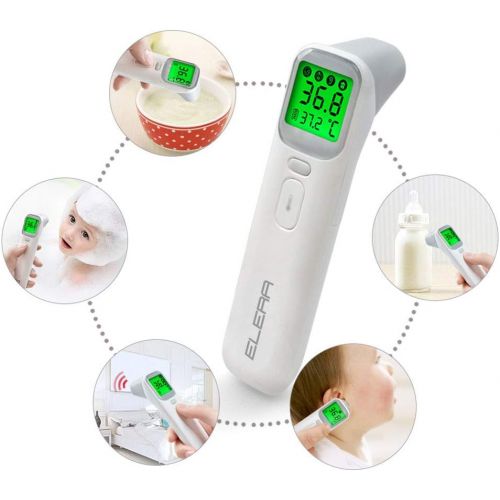  WYLDDP Baby-Thermometer, Stirn und Ohr-Thermometer, Fieberthermometer fuer Kinder und Erwachsene, professionelle Prazision