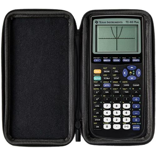  WYNGS Protective Case for TI 84 Plus/TI 83 Plus/Casio FX-9860GII / Casio FX-9750 GIII/Casio PRIZM FX-CG 50 Graphing Calculator, Black