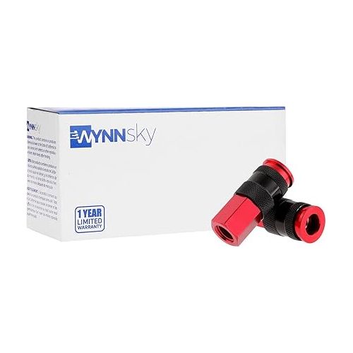  WYNNsky Air Hose Fitting, AMT Style Universal Air Coupler with 1/4''NPT Female Threads, 10 Pieces Air Compressor Accessories Fittings