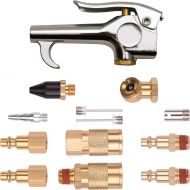 WYNNsky 1/4 NPT Air Blow Gun and Brass Air Accessory Kit, Air Compressor Connect Coupler/Plug - 13 Piece Air Tools Kit