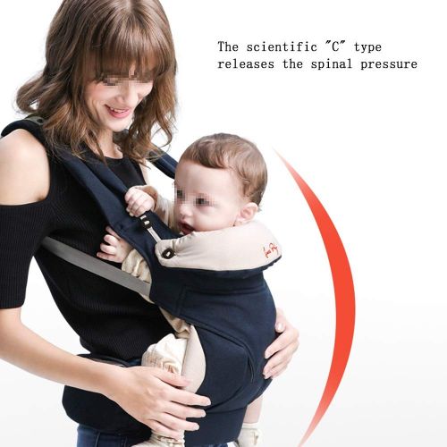  WYNZYYEBD Baby Carrier, Front Hug Newborn Sling Back Multi-Function Summer Breathable Baby...