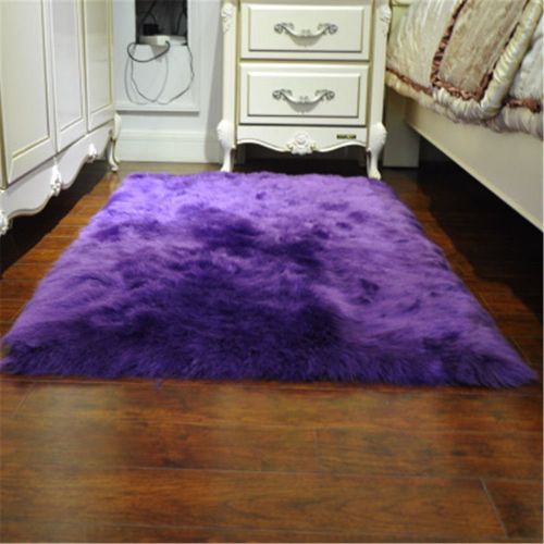  WYR Faux Sheepskin Area Rug Classic Rectangle Sheepskin Area Rug Plush Premium Shag Faux Fur Shag Runner