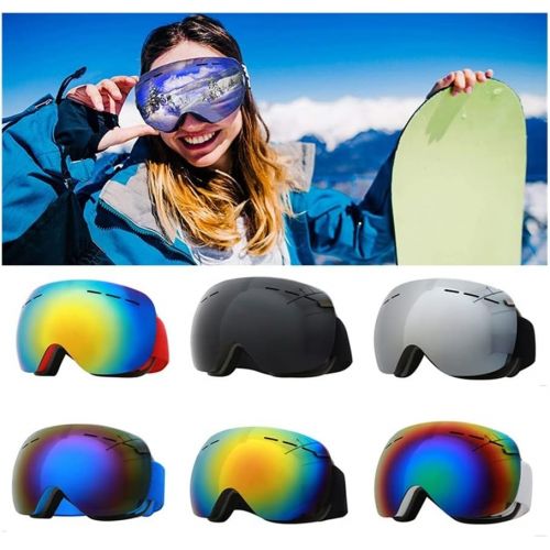  WYWY Snowboard Goggles Ski Goggles Sunglasses Men Women Winter Anti-Fog Snow Ski Glasses with Free Mask Double Layers Uv400 Snowboard Goggles Ski Goggles (Color : 4)