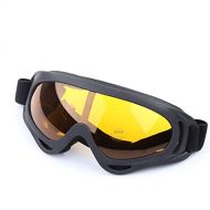 WYWY Snowboard Goggles Sports Professional snow Windproof X400 UV Protection Ski Glasses Skate Skiing Snowboard Goggles Ski Goggles (Color : Black Orange)