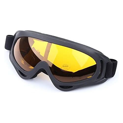  WYWY Snowboard Goggles Sports Professional snow Windproof X400 UV Protection Ski Glasses Skate Skiing Snowboard Goggles Ski Goggles (Color : Black Orange)
