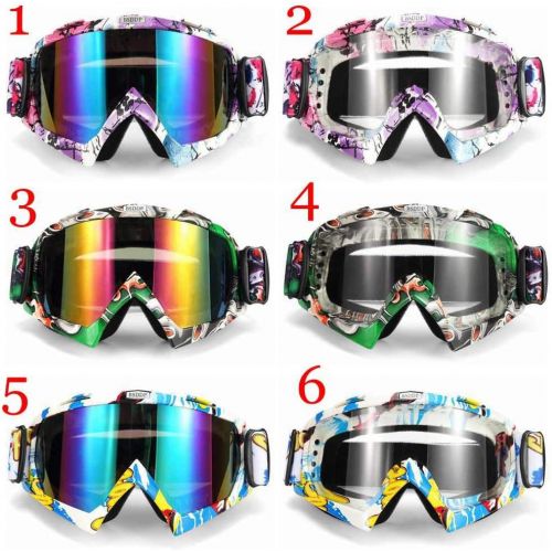  WYWY Snowboard Goggles Anti-dust Motorcycle Goggles Glasses Cycling off road Helmets Ski Sport Gafas Motorcycle Dirt Bike Racing Moto Goggles Ski Goggles (Color : 01)
