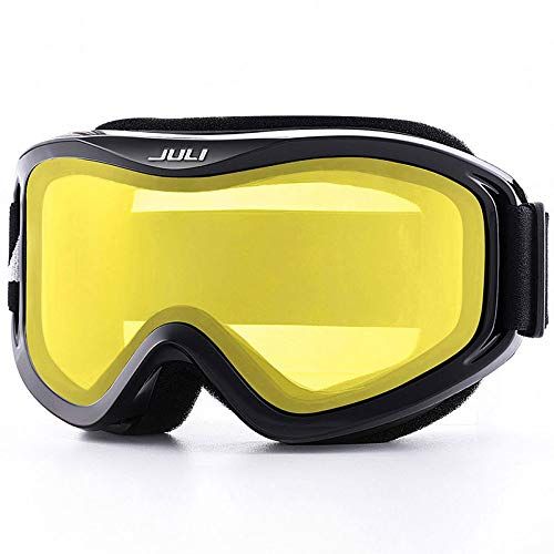  WYWY Snowboard Goggles Brand Professional Ski Goggles Double Layers Lens Anti-fog UV400 Ski Glasses Skiing Men Women Snow Goggles Ski Goggles (Color : C2-2 Lemon Yellow)