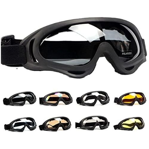  WYWY Snowboard Goggles Unisex Winter Skiing Glasses Windproof Goggles Outdoor Sports CS Glasses Ski Goggles UV400 Dustproof Moto Cycling Sunglasses Ski Goggles (Color : Brown)