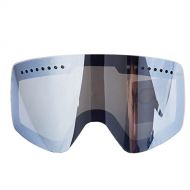 WYWY Snowboard Goggles High-definition Anti-fog Winter Snowmobile Goggles UV400 Skating Ski Glasses Only Lens Skiing Goggles Replace Glasses Magnetic Ski Goggles (Color : Silver)