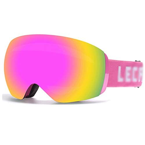  WYWY Snowboard Goggles Anti-Fog Ski Goggles Winter Double Layers Snowboard Skiing Sunglasses UV400 Protection Ski Glasses Ski Goggles (Color : A)