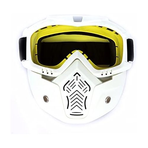  WYWY Snowboard Goggles Windproof Motocross Protective Glasses Safety Goggles with Mouth Filter Men Women Ski Snowboard Mask Snowmobile Skiing Goggles Ski Goggles (Color : 3)