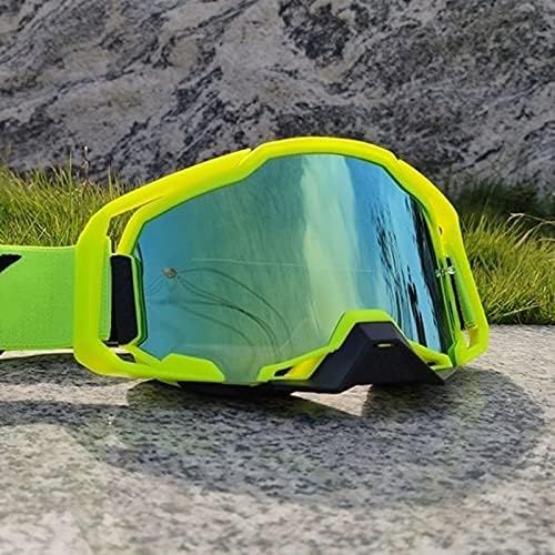  WYWY Snowboard Goggles Motocross Goggle Downhill Motorcycle Goggles Riding Off-Road Racing Ski Sport Glasses Windproof Dirt Bike Eyewear Ski Goggles (Color : 10)