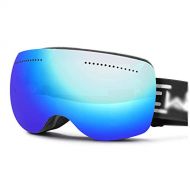 WYWY Snowboard Goggles Ski Goggles Adult Double Anti-fog Can Be Card Myopia Goggles Ski Goggles Veneer Men And Women Ski Goggles Ski Goggles (Color : B)