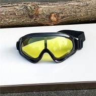 WYWY Snowboard Goggles Outdoor Ski Goggles Snowboard Mask Winter Snowmobile Motocross Sunglasses Skating Sports Windproof Dustproof Riding Glasses Ski Goggles (Color : Yellow)