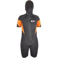WYYHAA Shorty Wetsuits Men Women 5mm Neoprene Suits One Piece Swimsuit Water Sports Diving Suit for Surf Swim Scuba