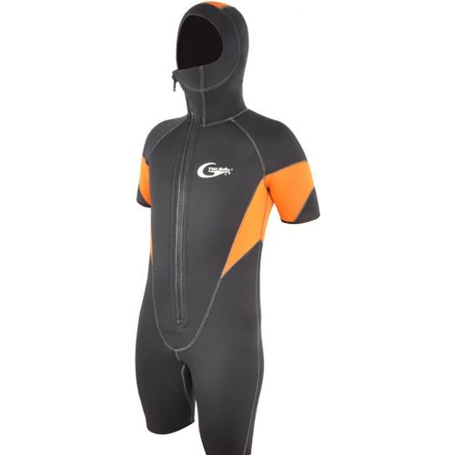  WYYHAA Shorty Wetsuits Men Women 5mm Neoprene Suits One Piece Swimsuit Water Sports Diving Suit for Surf Swim Scuba