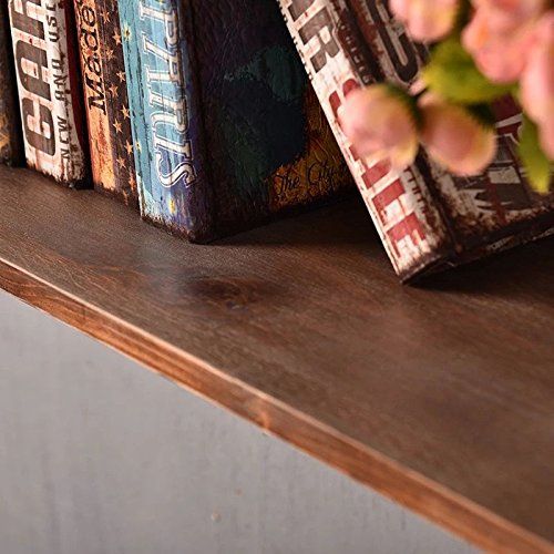  WYZ Reclaimed Wood&Industrial DIY Pipe Shelf Shelves Steampunk Rustic Urban Bookcase 3 Tier Book shelevs