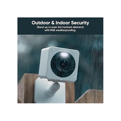  WYZE Cam OG 1080p HD Wi-Fi Security Camera - Indoor/Outdoor, Color Night Vision, Spotlight, 2-Way Audio, Cloud & Local Storage- Ideal for Home Security, Baby, Pet Monitoring Alexa Google Assistant