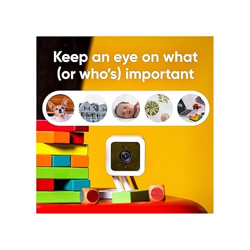  Wyze Cam v3 with Color Night Vision, Wired 1080p HD Indoor/Outdoor Security Camera, 2-Way Audio, Works with Alexa, Google Assistant, and IFTTT, 2-Pack
