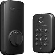Wyze Auto-Lock Bolt, Fingerprint Keyless Entry Door Smart Bluetooth Deadbolt Replacement, Backlit Keypad, IPX5 Weatherproof, in-App History and Scheduled Access, BHMA, UL 20-Min Fire Rated
