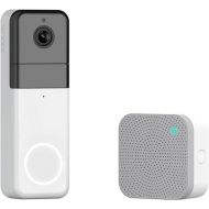 Wyze Wireless Video Doorbell Pro (Chime Included), 1440 HD Video, 1:1 Aspect Ratio: 1:1 Head-to-Toe View, 2-Way Audio, Night Vision