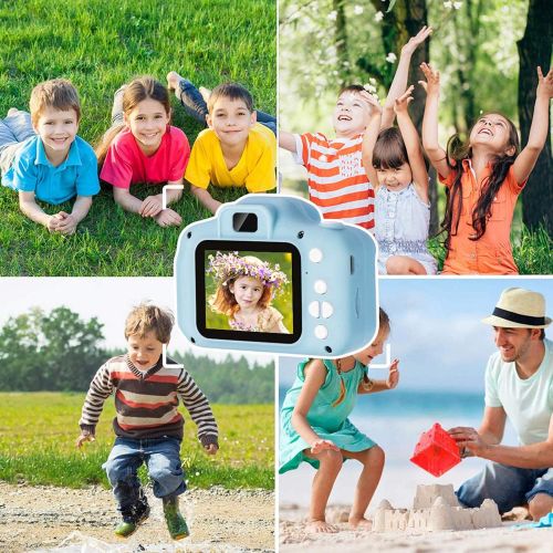 [아마존베스트]WZMEYAO Kids Camera for Boys and Girls, Digital Camera Toy Gifts Ideas for Birthday and Christmas,Rechargeable Kids Video Camera Recorder,Portable Toy for Age 2 to 10 Years Old with 32GB M