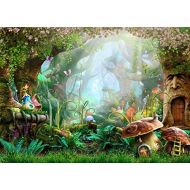 Besuchen Sie den WaWbackdrop-Store WaW 7x5ft Foto Stoffhintergrund Marchen Fantasy Fruehling Wald Fotografie Kulisse Hintergruende Baby Kinder Fotoshoot Backdrop