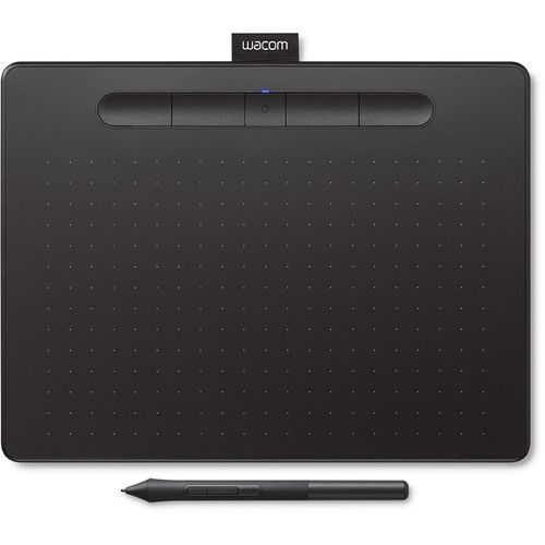  Wacom Intuos Bluetooth Creative Pen Tablet (Medium, Black)