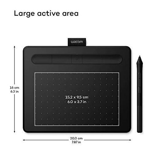  [아마존베스트]Wacom Intuos Pen Tablet Compatible with Windows and Mac