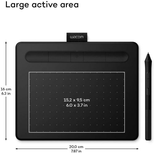  [아마존베스트]Wacom Intuos Pen Tablet Compatible with Windows and Mac