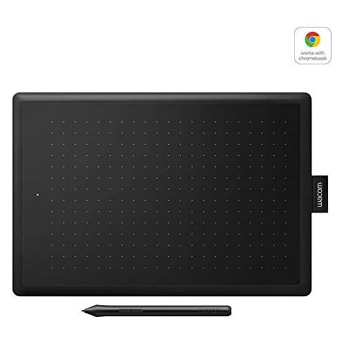  [아마존베스트]Wacom CTL-672-N pen tablet with pressure-sensitive pen, compatible with Windows and Mac, size M black / red