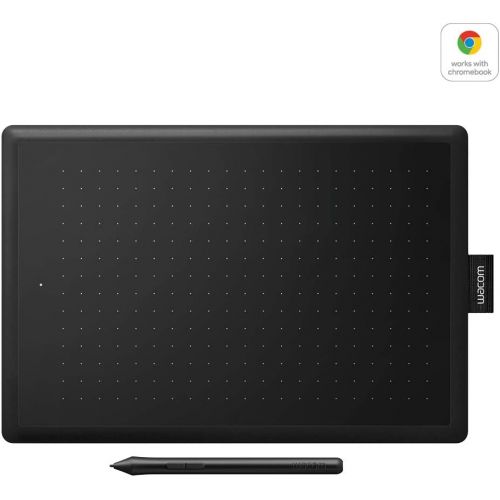  [아마존베스트]Wacom CTL-672-N pen tablet with pressure-sensitive pen, compatible with Windows and Mac, size M black / red