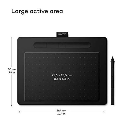  [아마존베스트]Wacom Intuos Pen Tablet Compatible with Windows and Mac