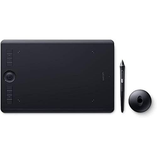  [아마존베스트]Wacom Intuos Pro Medium Bluetooth Graphic Tablet - Popular format for digital drawing and photo retouching with extra high pressure sensitivity and customizable command keys